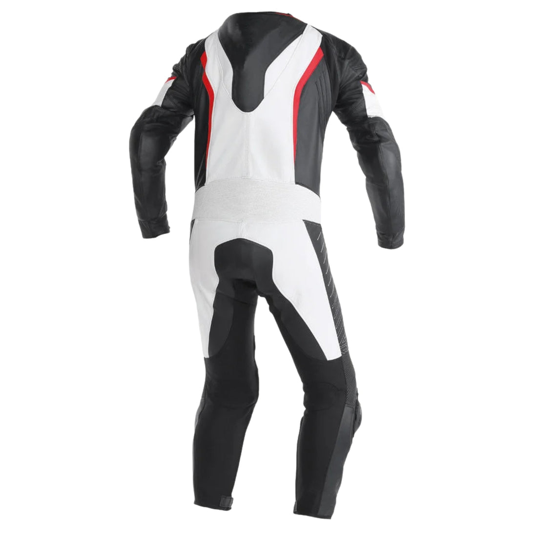 Men’s Black 1-Piece Motorbike Leather Racing Suit
