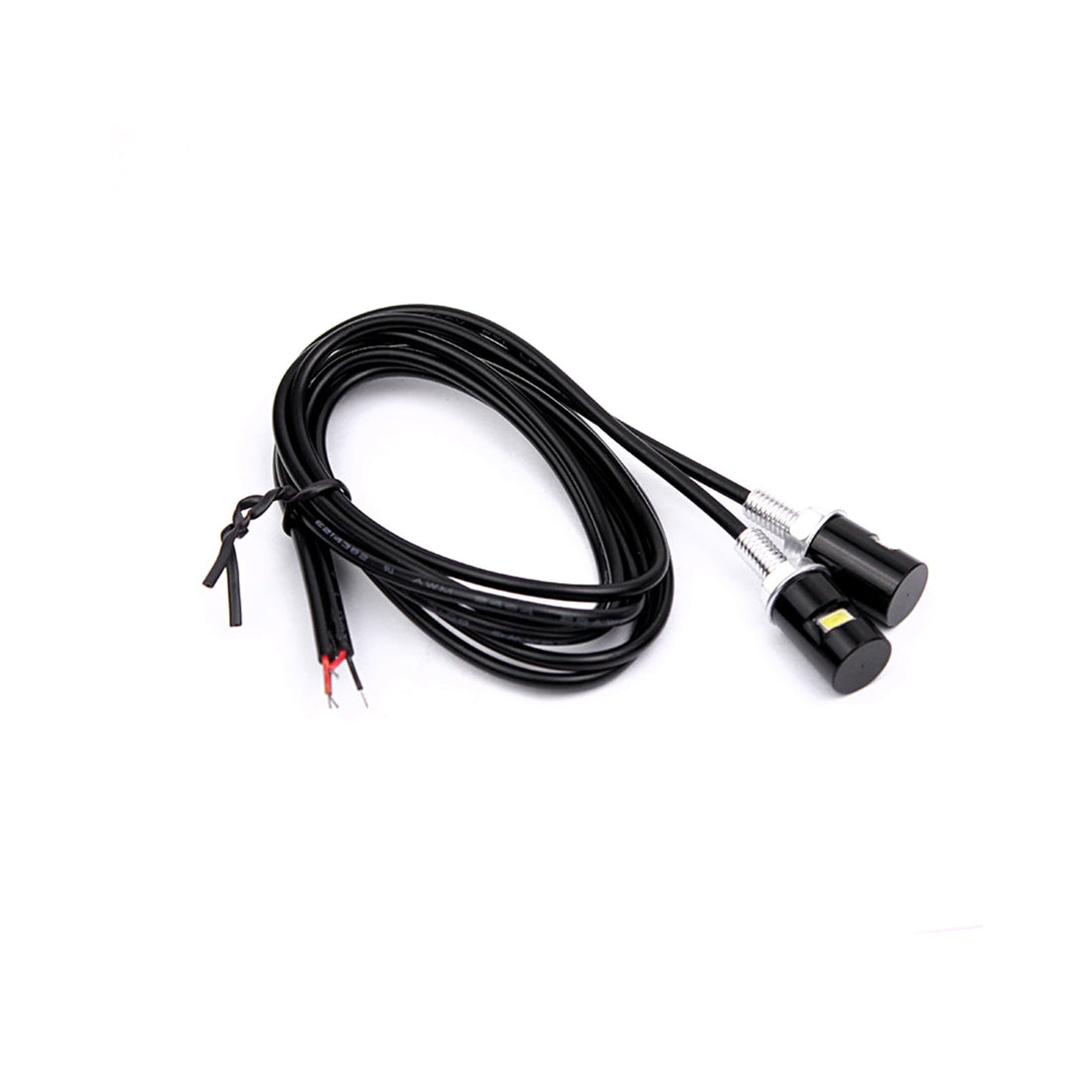 2pcs LED License Plate Screw Bolt Lights – Universal Car Tag Lamps
