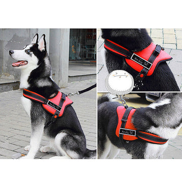 Adjustable Dog Harness Vest Soft Control Chest Strap Collar