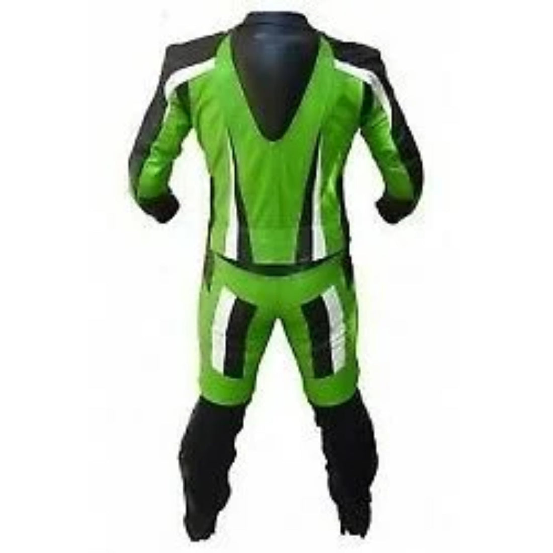Men’s Black 2-Piece Motorbike Leather Racing Suit