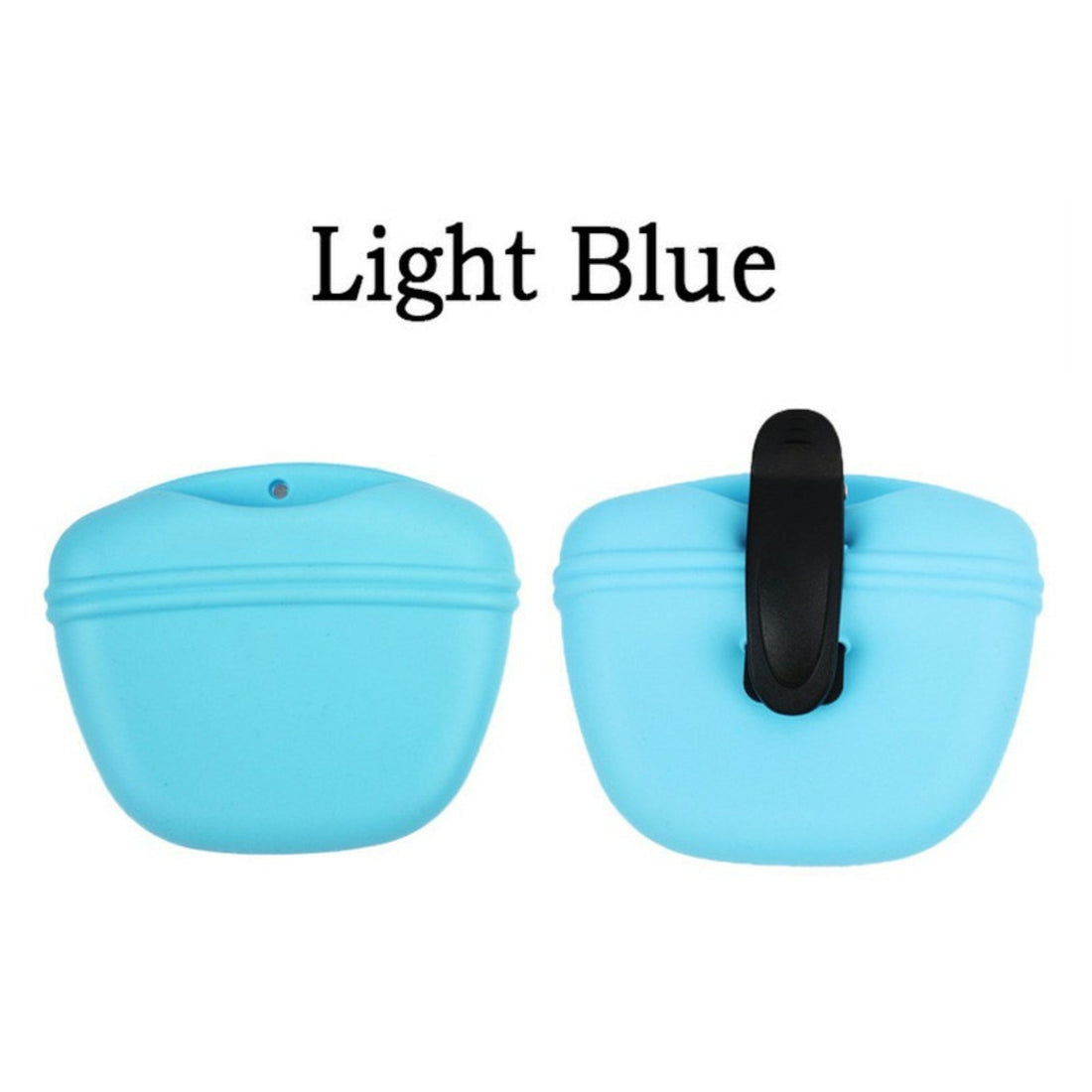 Silicone Dog Treat Pouch – Clip-On Training Bag for Outdoor Use
