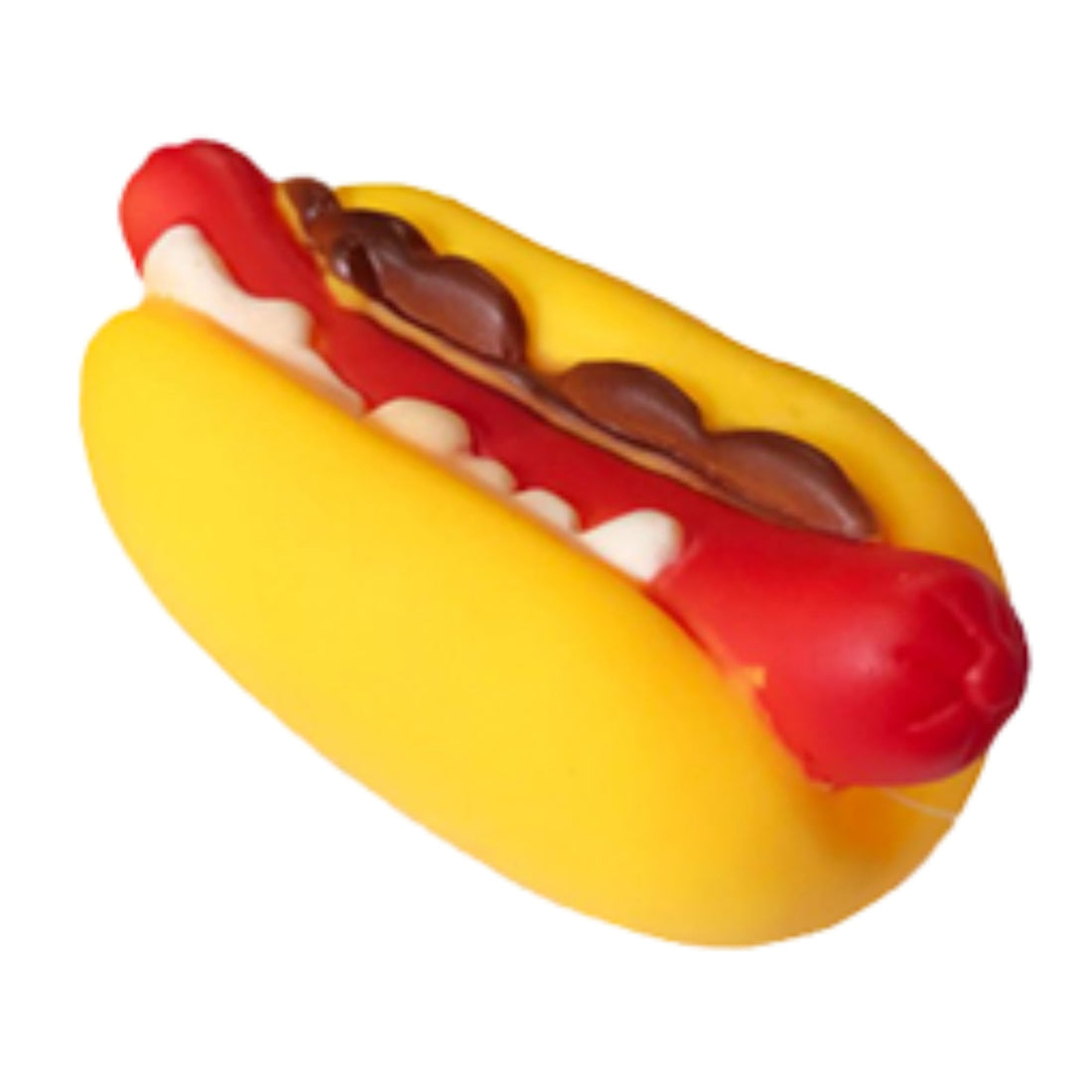 10.5 cm Squeaky Sausage Hotdog Toy for Dogs Fun & Chewy Play
