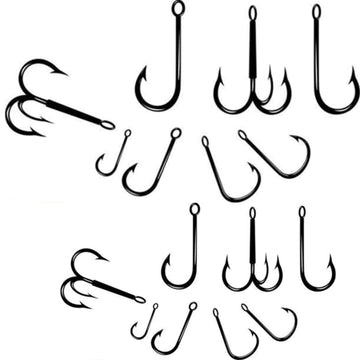 Assorted Sizes Fishing Hooks with Wire Multi-Pack for Freshwater & Saltwater