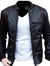 Men’s Black Genuine Leather Fashion Jacket