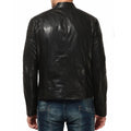 Men’s Black Genuine Leather Fashion Jacket