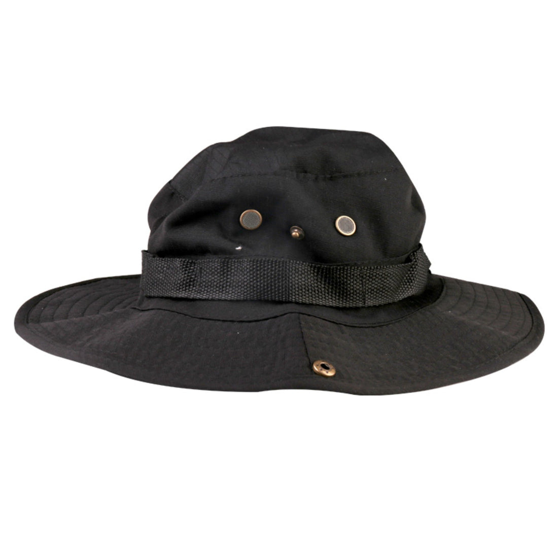 Boonie Sun Hat Black Bucket Safari Fishing Hat for Men & Women