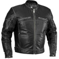 Men’s Black Genuine Leather Fashion Jacket