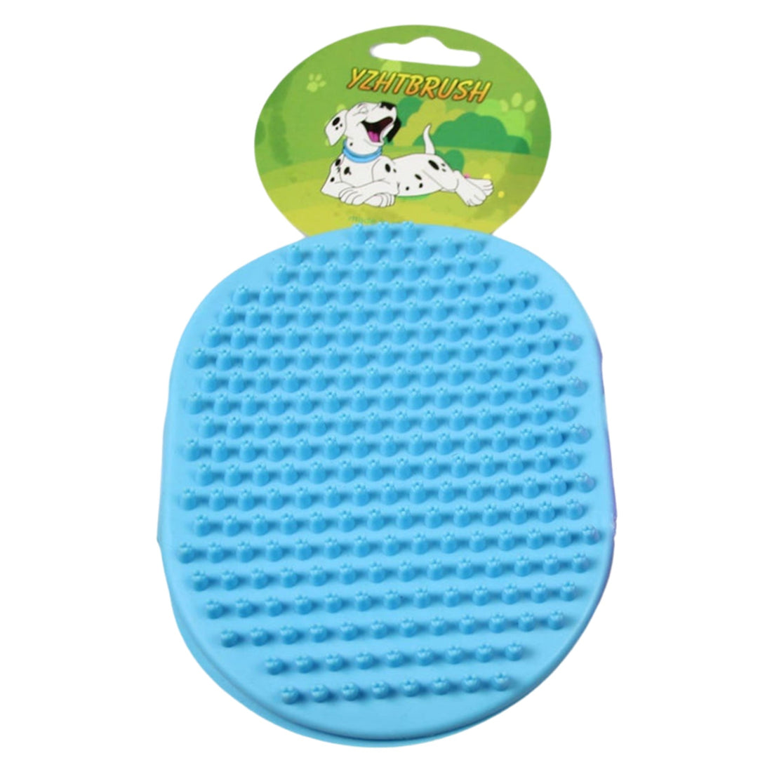 15cm Silicone Double-Sided Grooming Brush Pad for Dogs – Random Colour
