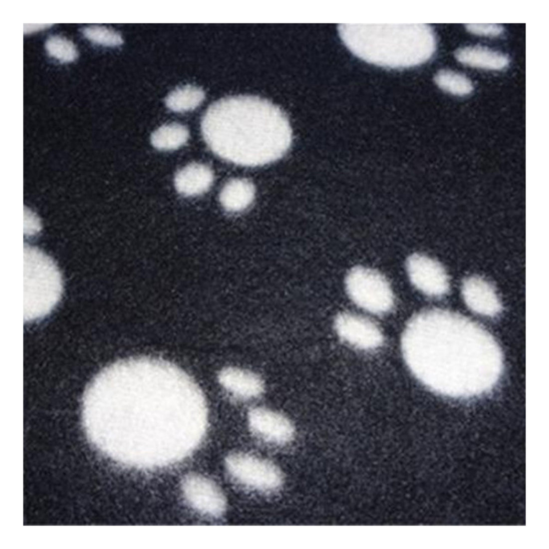 Paw Print Soft Fleece Pet Blanket – 119 x 98 cm Random Colour