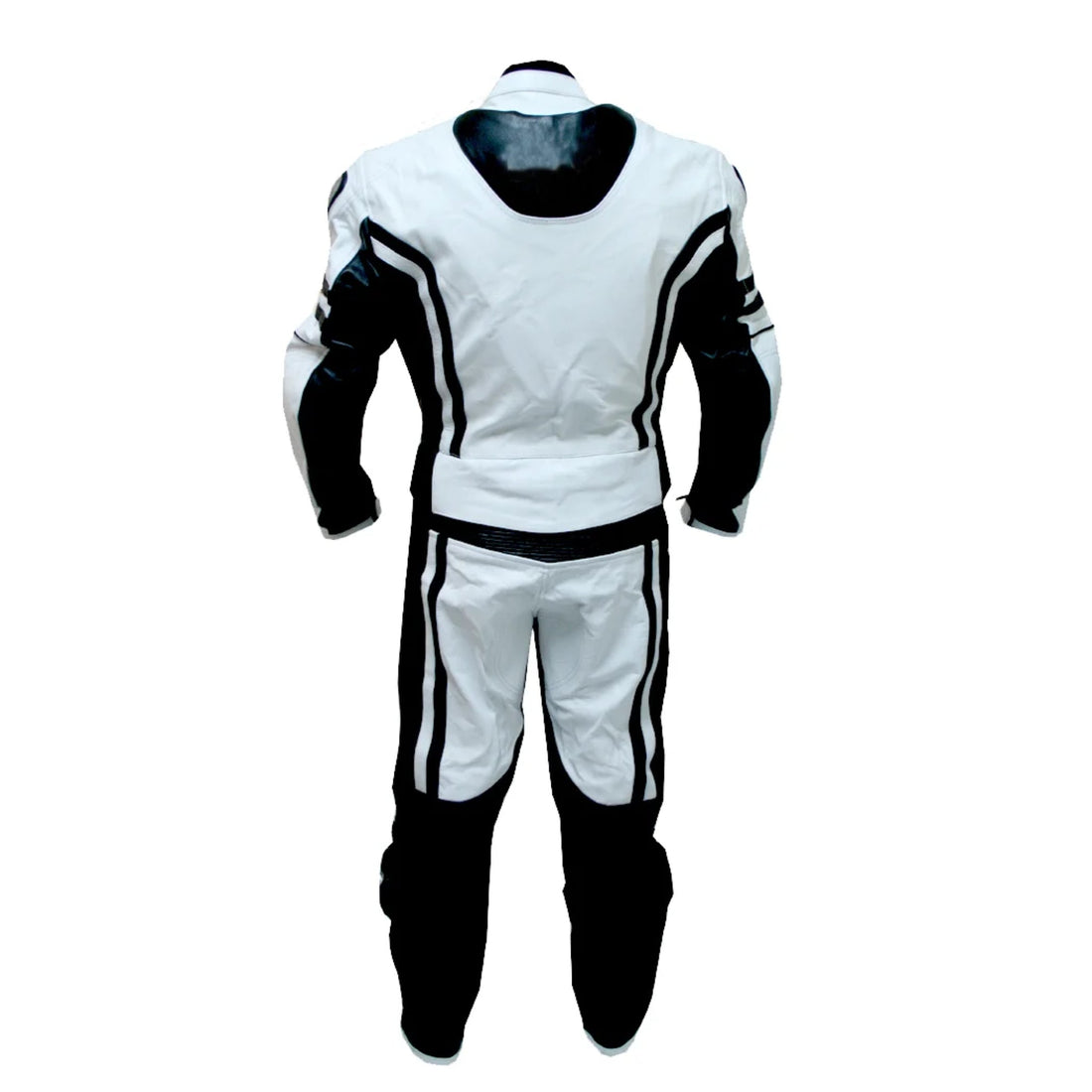 Men’s Black 2-Piece Motorbike Leather Racing Suit