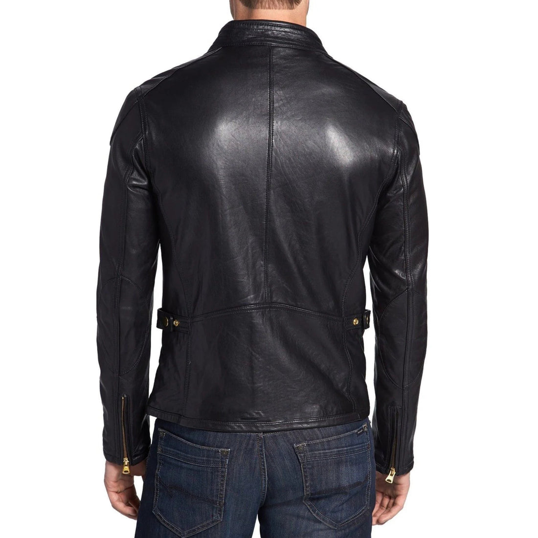 Men’s Black Leather Fashion Jacket
