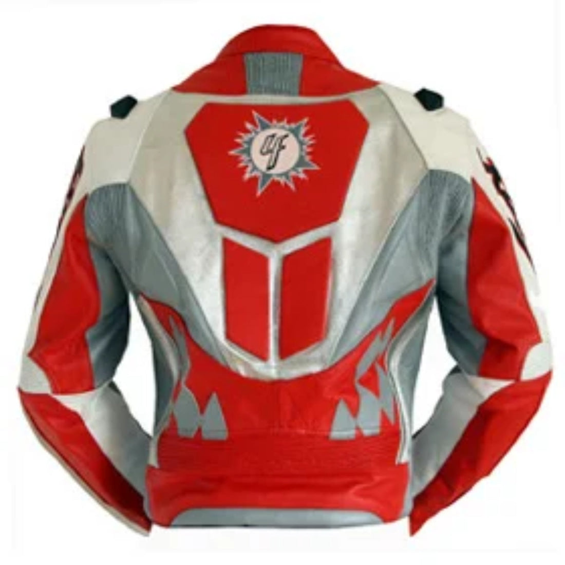 Men Motorbike Leather Racing Jacket

