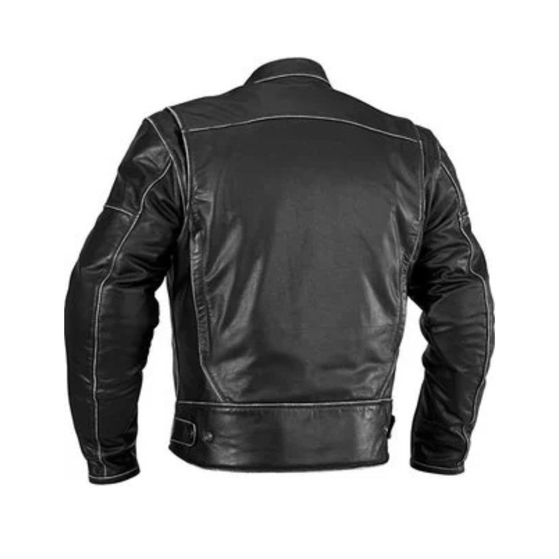 Men’s Black Genuine Leather Fashion Jacket
