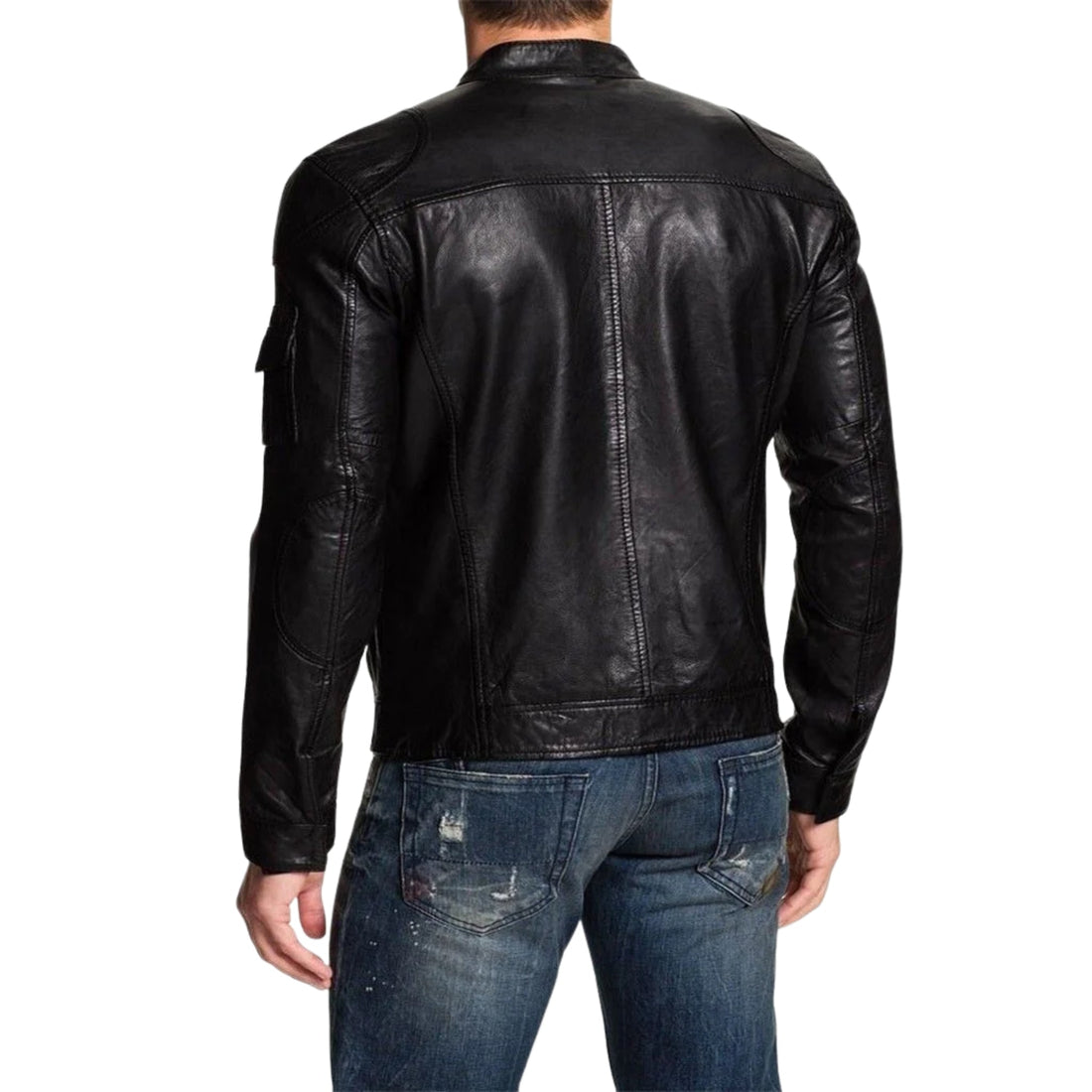 Men’s_Black_Genuine_Leather_Fashion_Jacket