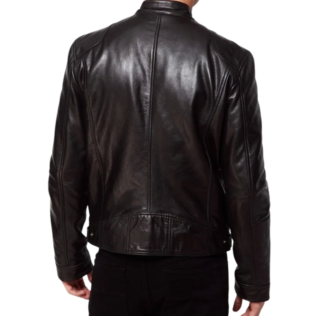 Men’s Black Original Leather Fashion Jacket