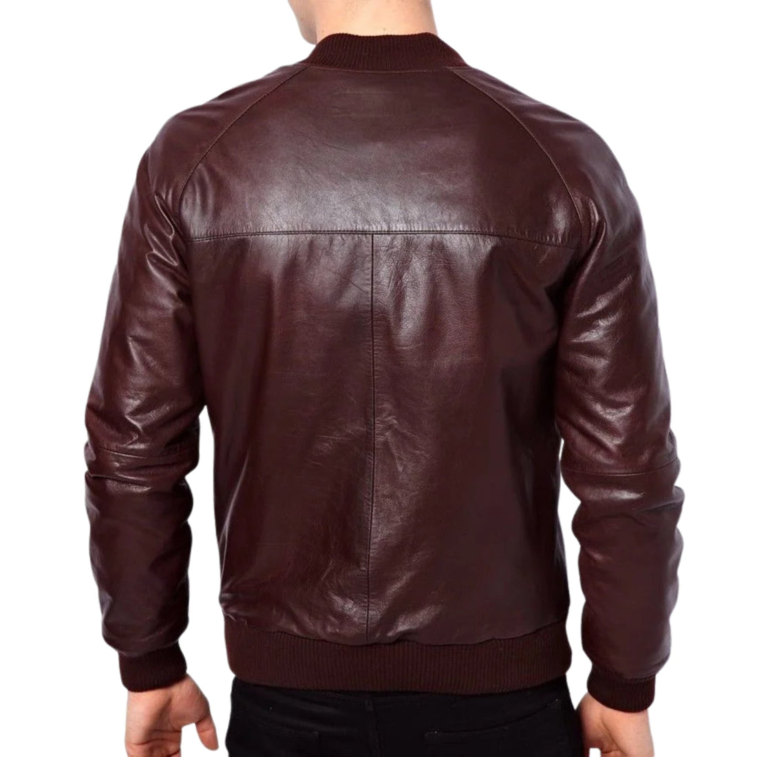Men’s Brown Genuine Leather Fashion Jacket