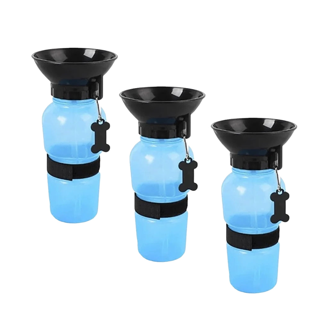 0.5L Leak-Proof Pet Travel Water Bottle for Outdoor Walks Blue