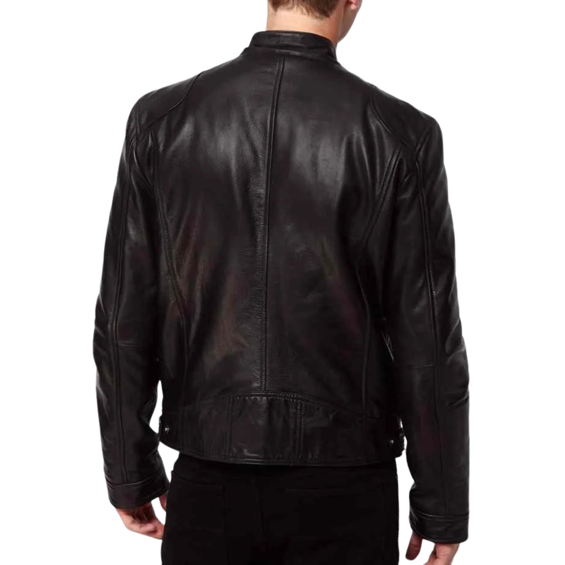 Men’s Black Leather Fashion Jacket
