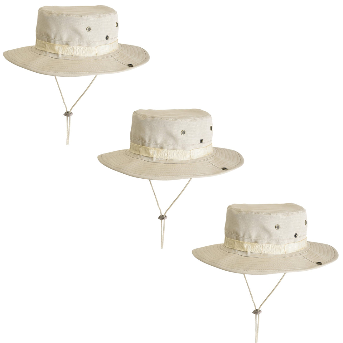Boonie Sun Hat – Unisex Bucket Safari Fishing Hat for Summer Beige