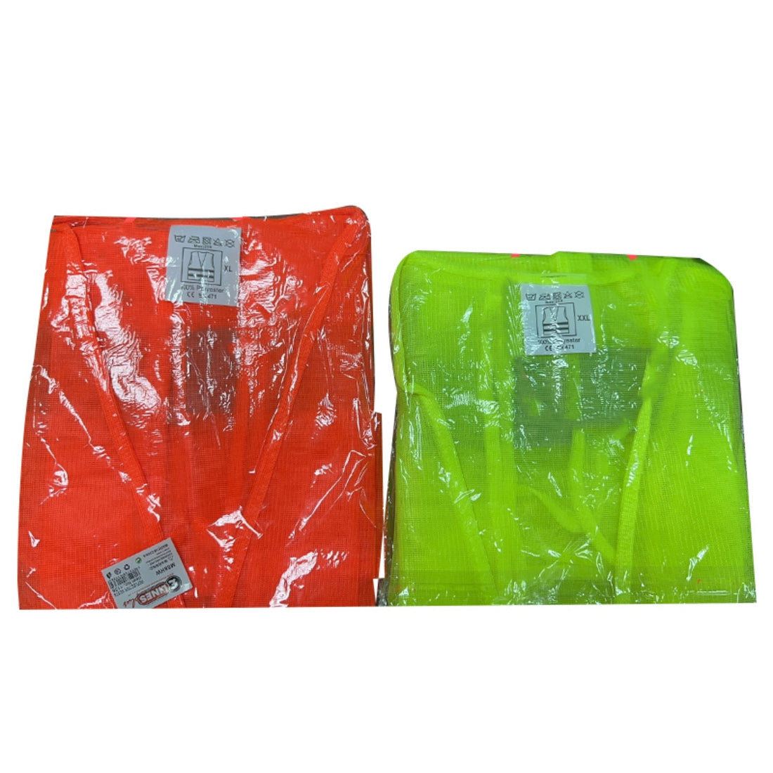 High Visibility Reflective Safety Vest XXL Security Jacket for Men & Women Random Colours