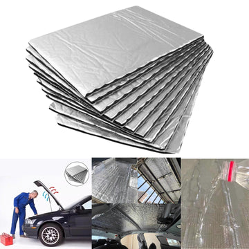 10 Sheets Car Sound Deadening Mat Thermal & Acoustic Insulation for Automotive Use