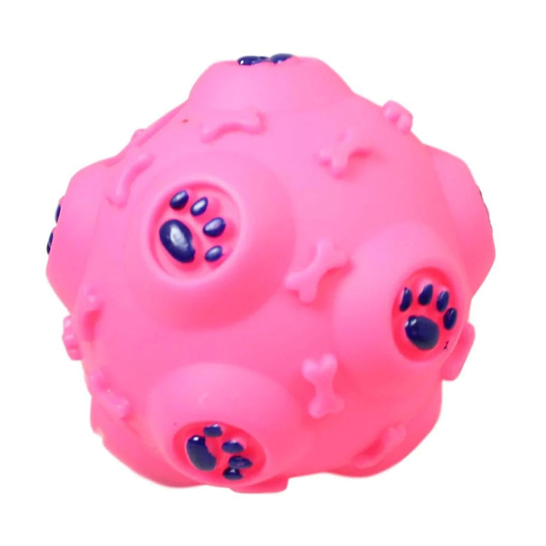 Puppy Teeth Cleaning Chew Ball with Sound Silicone, Random Colour