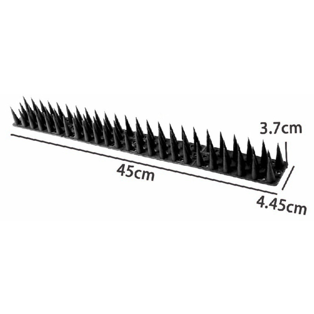 12-Pack Clear Plastic Anti-Bird & Pest Deterrent Spikes – 3cm Long Spikes for Birds, Cats, Dogs & Pigeons