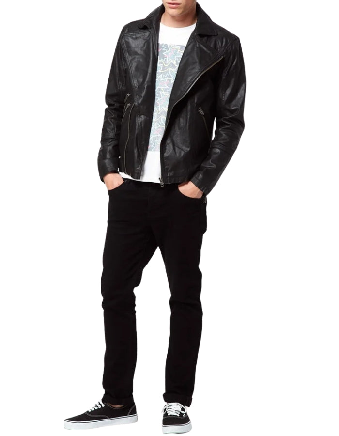 mens-premium-black-moto-leather-jacket-slim-fit-biker-style-with-band-collar
