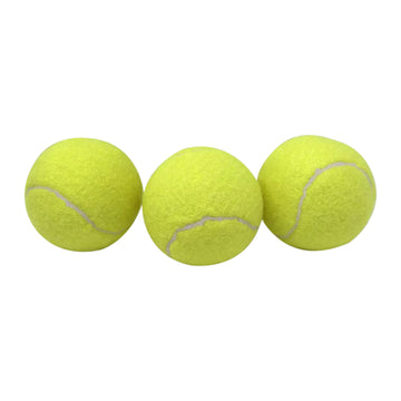 3 Pack Tennis Balls Sturdy Balls for Tennis, Cricket, or Dog Play