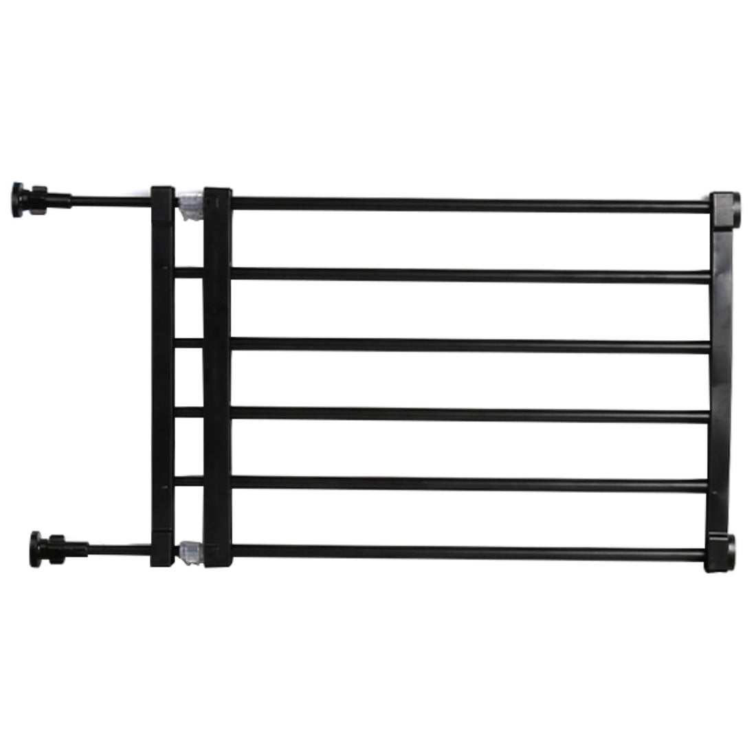 Retractable Pet & Baby Safety Gate  Indoor Door & Stair Barrier White/Black