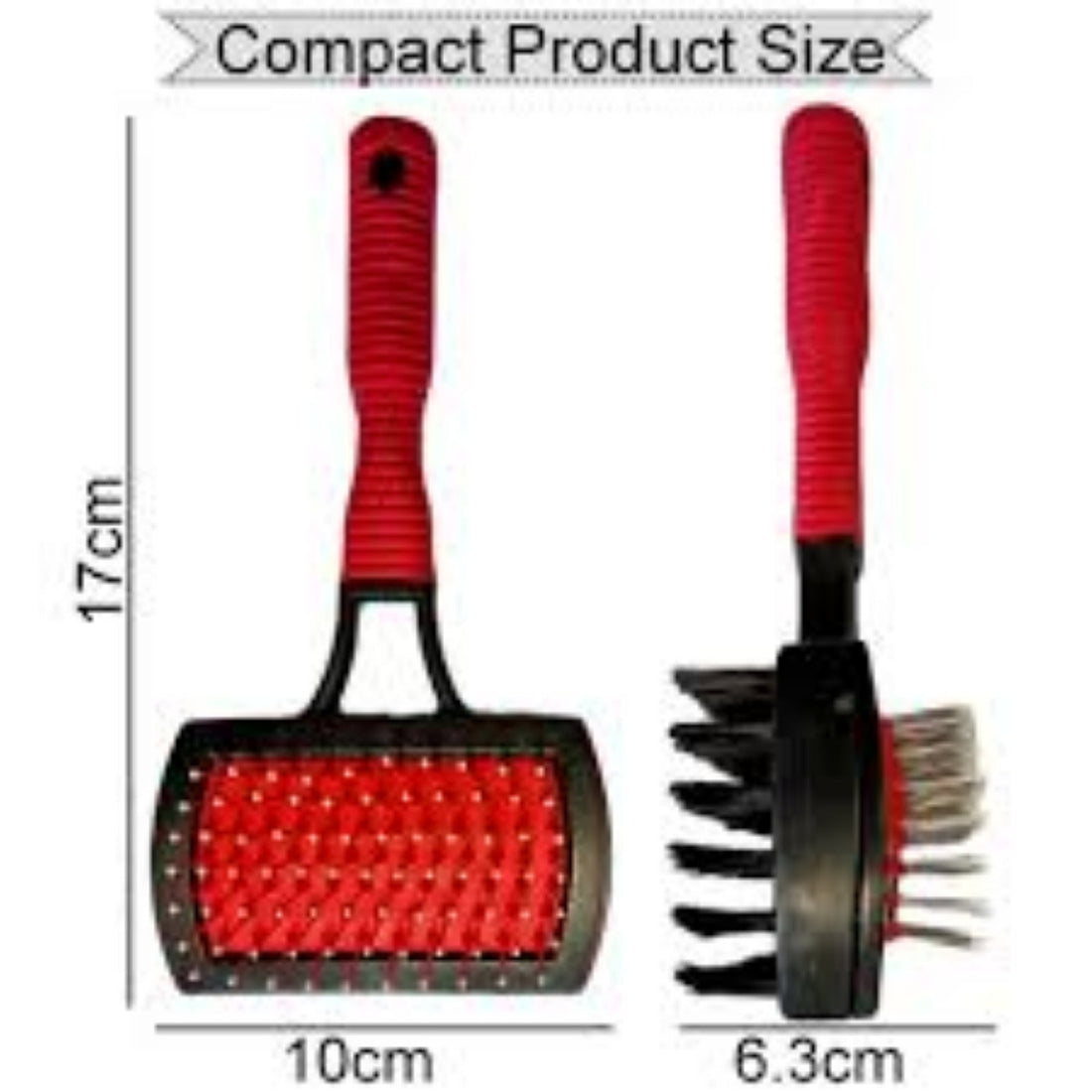 Double-Sided Pet Grooming Brush Removes Knots & Tangles, Massage