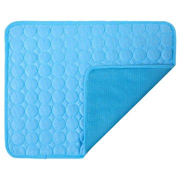 Self-Cooling Pet Mat for Dogs & Cats – Non-Toxic Summer Pad – Blue