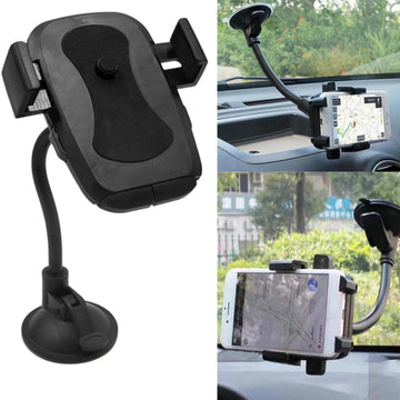 Car Phone Holder with Suction Cup Windshield Mount (Random Colour)