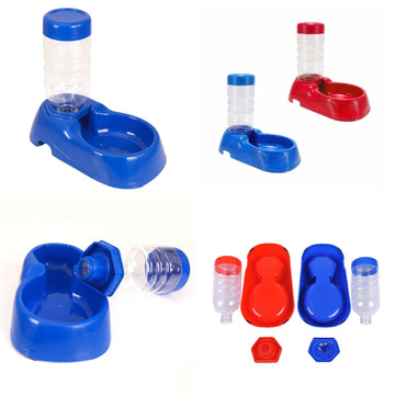 2-in-1 Automatic Pet Feeder & Water Dispenser – Self-Feeding Bowl for Dogs & Cats