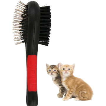 2-in-1 Pet Grooming Brush – Shed, Smooth & Shine All Fur Types