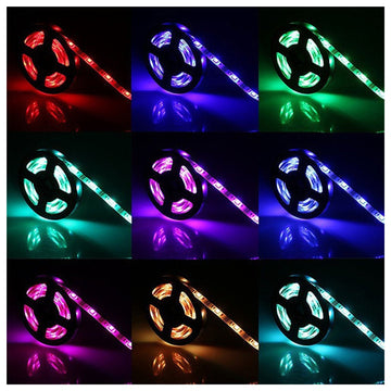 2M USB RGB LED Strip Light for TV Backlighting + Remote Control