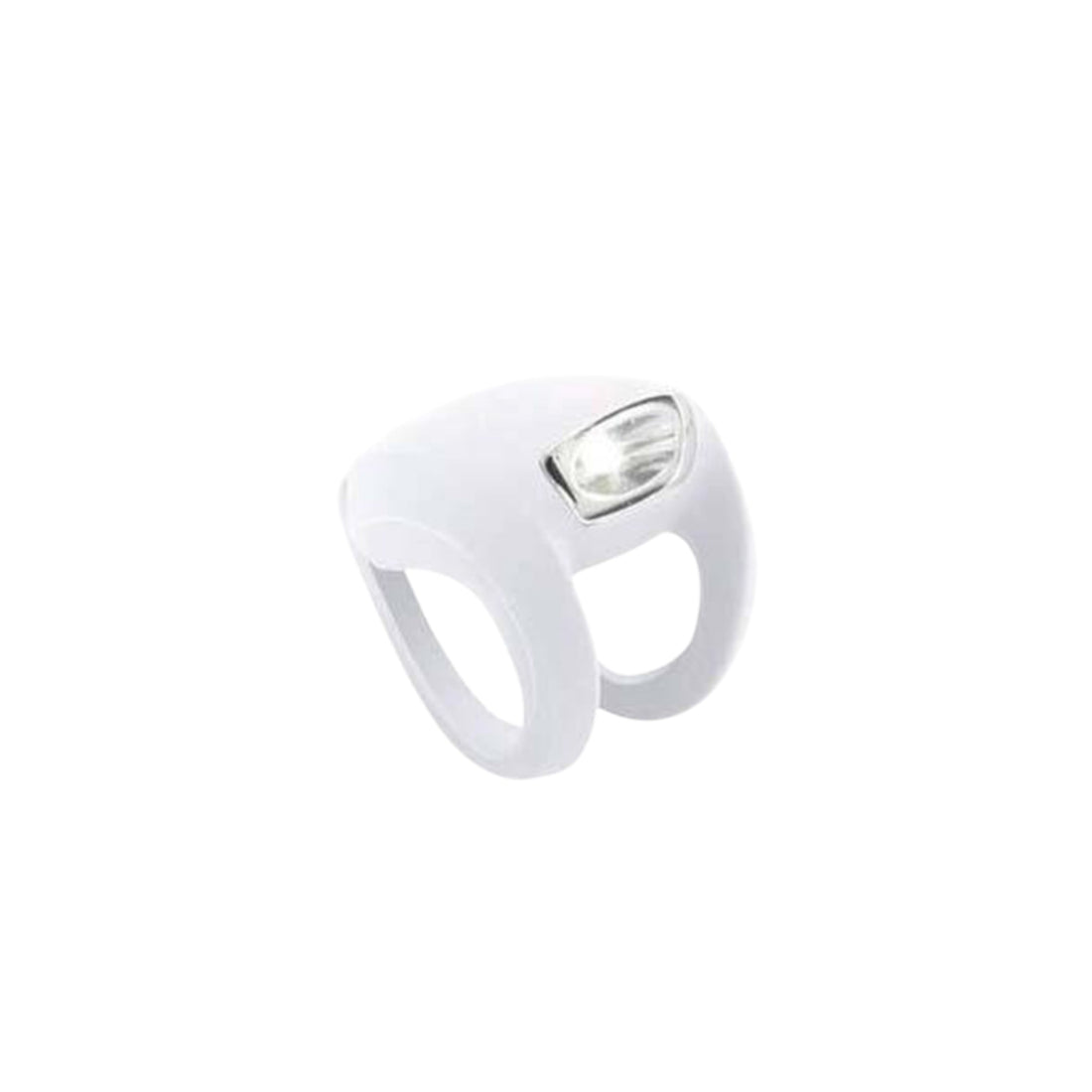 2X LED Bike Lights Front & Rear Clip-On Lights with Waterproof Silicone Housing (Random Colour)