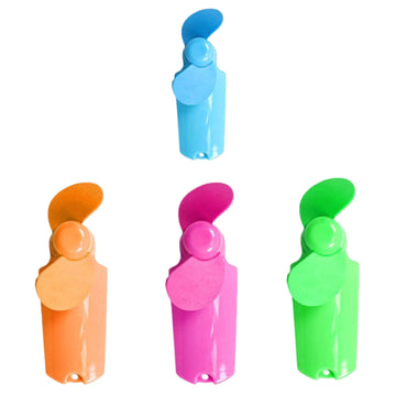 Mini Handheld Pocket Fan Battery Operated Travel Air Cooler Random Colour