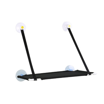 Black Double-Layer Cat Window Hammock – Sunny Seat Perch with Suction Cups