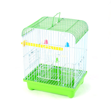 Compact Bird Cages for Small Birds – 22cm x 27cm x 16cm | Ideal for Canaries, Budgies & Finches with Accessories