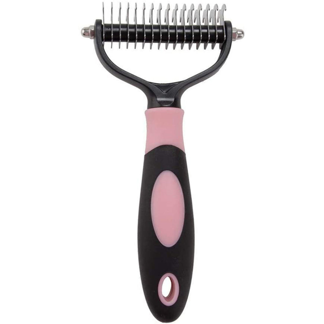 16 Teeth Double-Sided Pet Grooming Deshedding Tool