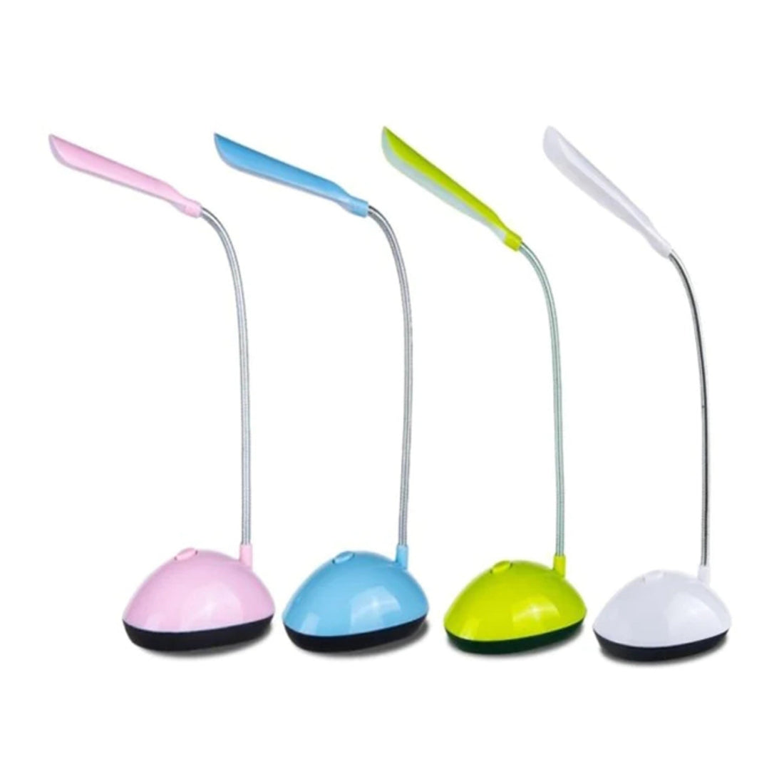 Mini LED Table Lamp Flexible Battery-Operated Bedside Light 23cm