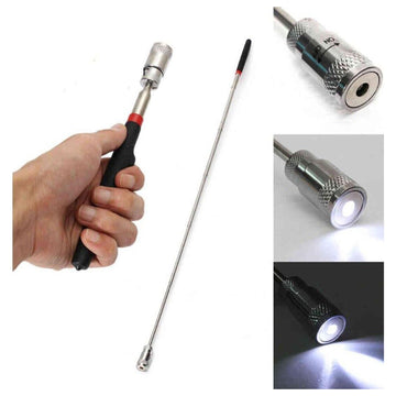 8LB Telescopic Magnetic LED Flashlight Pick-Up Tool Torch