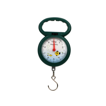 Portable Mechanical Hanging Luggage Scale 10kg Capacity (10x7 cm)