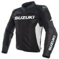 GSXR Suzuki Men Leather Biker Jacket
