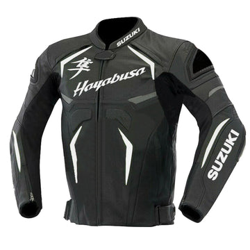 Hayabusa Men Biker Leather Jacket
