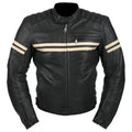 Men Motorbike Leather Racing Jacket
