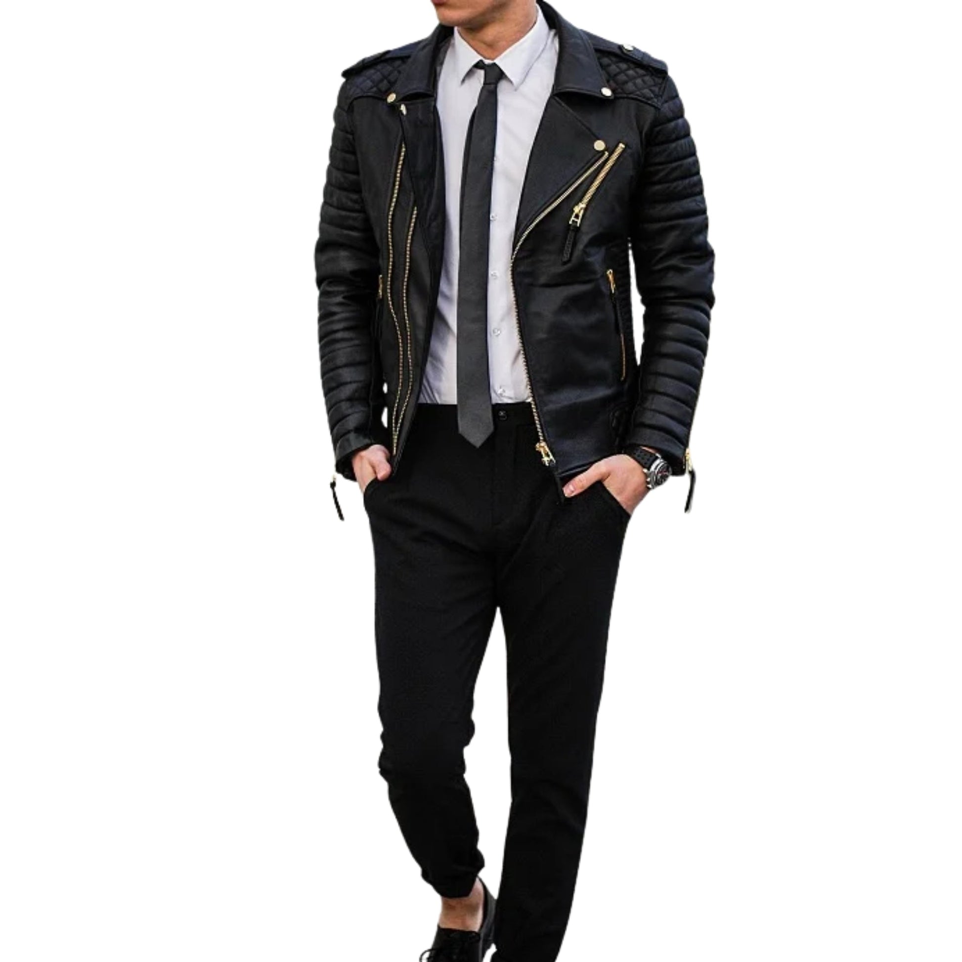 Men’s-Black-Genuine-Leather-Fashion-Jacket