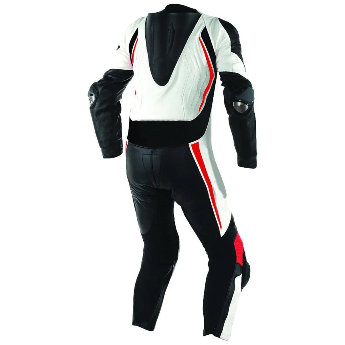 Men’s Black 1-Piece Motorbike Leather Racing Suit