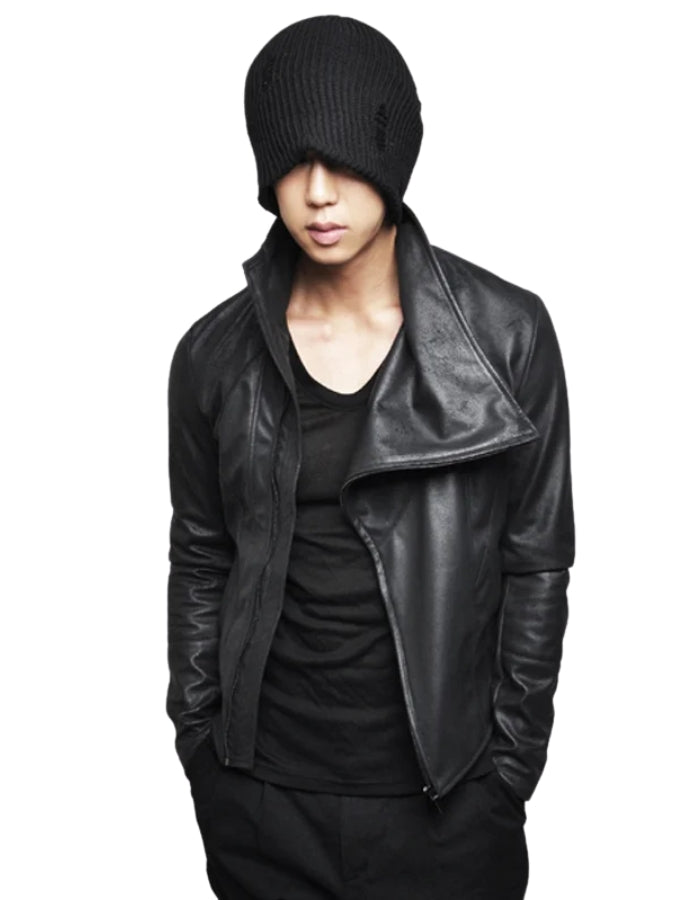 mens-premium-black-moto-leather-jacket-slim-fit-biker-style-with-band-collar